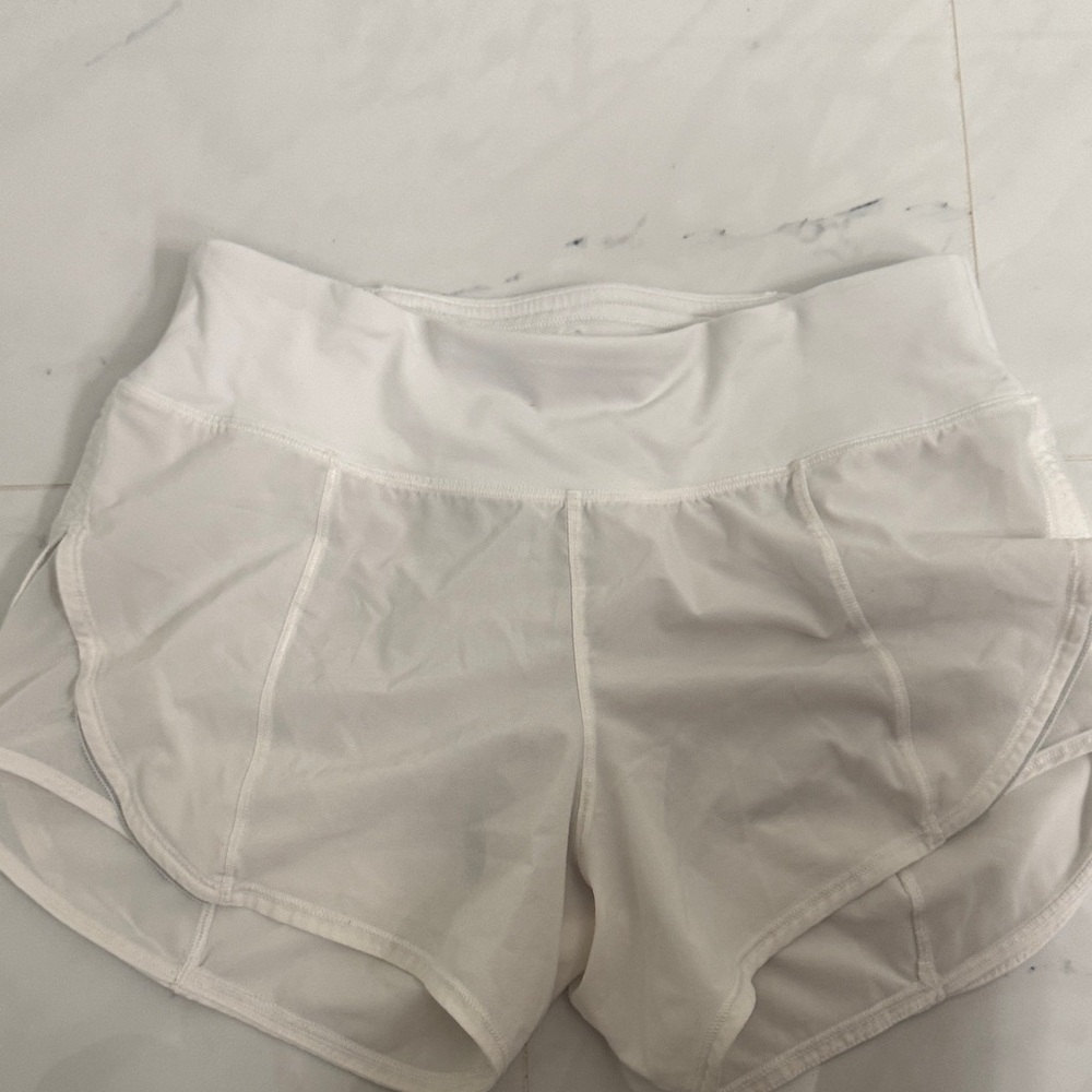 lululemon athletica White Athletic Shorts